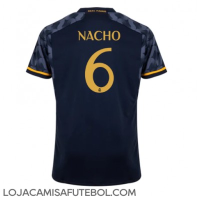 Camisa de Futebol Real Madrid Nacho #6 Equipamento Secundário 2023-24 Manga Curta